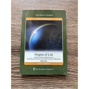 Origins of Life Great Courses Guidebook Only Parts 1 & 2 By Prof. Robert Hazen
